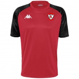 MAILLOT DAVERNO ROUGE/NOIR JR